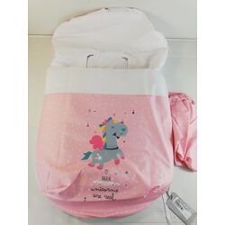 Saco grupo 0 390 unicornio 132 19 b/fresa. OUTLET - PUERICULTURA COCHECITOS-CARRICOCHES PARA BEBE SACOS Y TEXTILES GRUPO 0