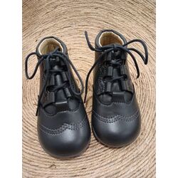 B1933 ZAPATO BOTA INGLES NAPA GRIS OSCURO PANYNO. ZAPATOS PARA BEBE - CALZADO NIÑO Botas NIÑA OUTLET . CALZADO 21. 