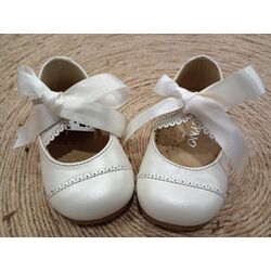 B2602 Zapatos nacarado porcelana Panyno. ZAPATOS PARA BEBE - CALZADO NIÑA OUTLET . CALZADO 19. 