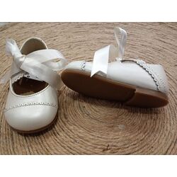 B2602 Zapatos nacarado porcelana Panyno. ZAPATOS PARA BEBE - CALZADO NIÑA OUTLET . CALZADO 19. 