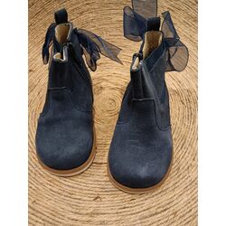 Bota serraje Navy B2721 Panyno. ZAPATOS PARA BEBE - CALZADO NIÑA Botas OUTLET . CALZADO 19. 