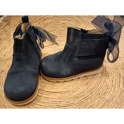 Bota serraje Navy B2721 Panyno. ZAPATOS PARA BEBE - CALZADO NIÑA Botas OUTLET . CALZADO 19. 
