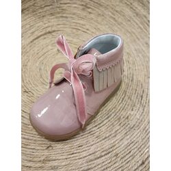 BOTITA 2370 ROSA EMPOLVADO GIOVI. ZAPATOS PARA BEBE - CALZADO NIÑA OUTLET . CALZADO 21. 
