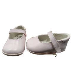 PEUCA 2327  MERCEDITAS NAPA ROSA CON PRESUELA LEON SHOES. ZAPATOS PARA BEBE - CALZADO Peuca verano ,Sandalias de Niña OUTLET .