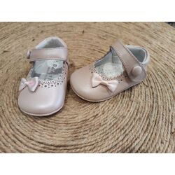Peuca A2204 nacarado baby Panyno. ZAPATOS PARA BEBE - CALZADO Peuca de Bautizo Niña Niño OUTLET . CALZADO 16. 