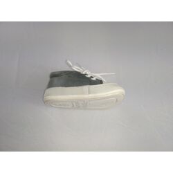 PLAYERO 7018 CON PRESUELA  NOBUCK GRIS CON BLANCO LEON SHOES. ZAPATOS PARA BEBE - CALZADO Peucas Deportivas OUTLET . CALZADO 17.