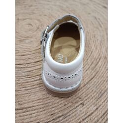 Zapato pulsera B2617 Napa blanco panyno. ZAPATOS PARA BEBE - CALZADO OUTLET NIÑA . CALZADO 19. 