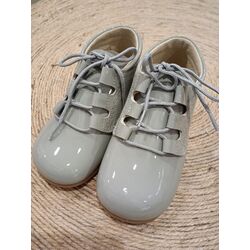 BOTA B2133 INGLESA GRIS CHAROL PANYNO. OUTLET ZAPATOS PARA BEBE - CALZADO NIÑO NIÑA . CALZADO 23. 