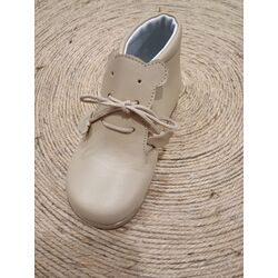 1155 ZAPATO BOTA NAPA ARENA OSITO  GIOVI. ZAPATOS PARA BEBE - CALZADO NIÑO Botas NIÑA . CALZADO 24. 