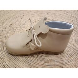1155 ZAPATO BOTA NAPA ARENA OSITO  GIOVI. ZAPATOS PARA BEBE - CALZADO NIÑO Botas NIÑA . CALZADO 24. 