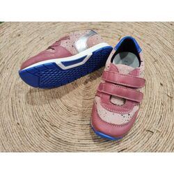 2473 PLAYERO ROSA DE VELCRO  GIOVI. ZAPATOS PARA BEBE - CALZADO NIÑA . CALZADO 23. 