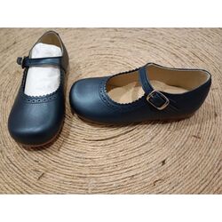 B2105 ZAPATO NACARADO AZUL NIÑA PANYNO. ZAPATOS PARA BEBE - CALZADO NIÑA . CALZADO 25. 