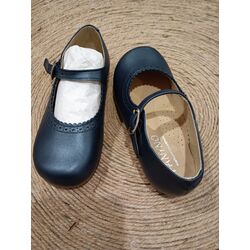 B2105 ZAPATO NACARADO AZUL NIÑA PANYNO. ZAPATOS PARA BEBE - CALZADO NIÑA . CALZADO 25. 