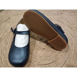 B2105 ZAPATO NACARADO AZUL NIÑA PANYNO. ZAPATOS PARA BEBE - CALZADO NIÑA . CALZADO 25. 