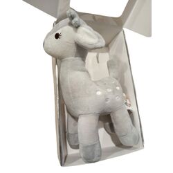 10776  Muñeco sonajero ciervo  multicolor  gamberritos. JUGUETES PARA BEBE - PRIMEROS PELUCHES Y MUÑECOS . Color GRIS . 