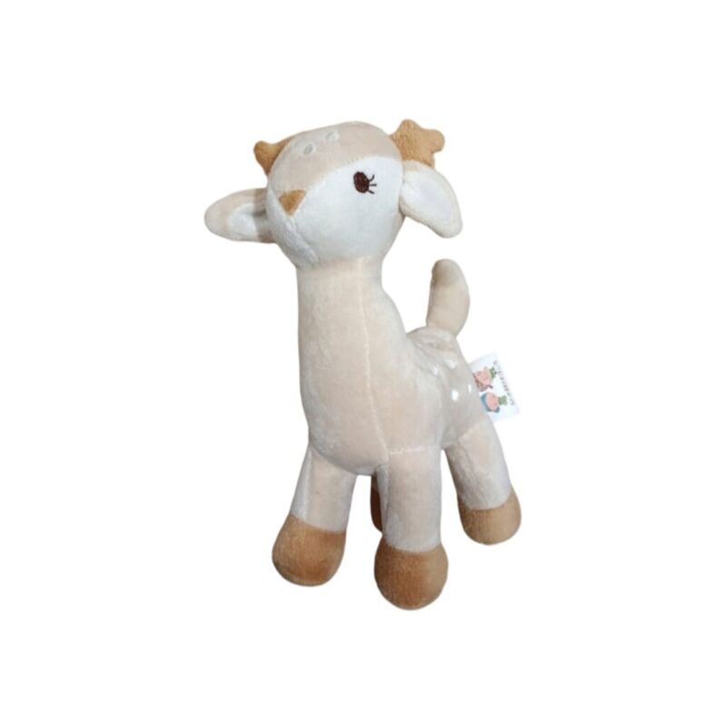 10776  Muñeco sonajero ciervo  multicolor  gamberritos. JUGUETES PARA BEBE - PRIMEROS PELUCHES Y MUÑECOS . Color Beige. 