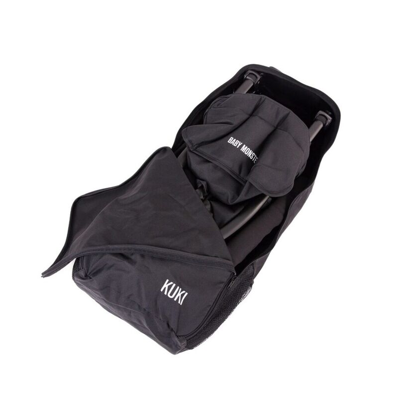 Bolsa de transporte Baby Monsters para Silla de paseo Kuki. COCHECITOS-CARRICOCHES PARA BEBE ACCESORIOS DE . Color Negro. Bolsa de transporte Baby Monsters para Silla de paseo Kuki. COCHECITOS-CARRICOCHES PARA BEBE ACCESORIOS DE . Color Negro.
