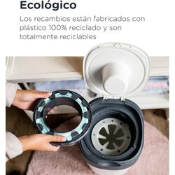 Contenedor para pañales Twist & Click de Tommee Tippee, sistema más ecológico, Blanco. PUERICULTURA Y COMPLEMENTOS PARA BEBES -