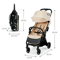 SILLA DE PASEO APINO   KINDERCKRAFT. COCHECITOS-CARRICOCHES PARA BEBE SILLAS DE PASEO . Color Beige. 