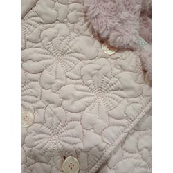 ABRIGO ACOLCHADO 70202  COCO AQUA. ROPA PARA BEBES ,PREMAMA Y COLEGIAL - DE 0 5 AÑOS INVIERNO NIÑA Abrigos Cazadoras OUTLET .
