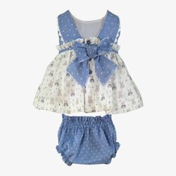 370035VB VESTIDO BRAGUITA BEBE MIRANDA. ROPA PARA BEBES ,PREMAMA Y COLEGIAL - DE 0 5 AÑOS INFANTIL VERANO NIÑA Conjuntos .