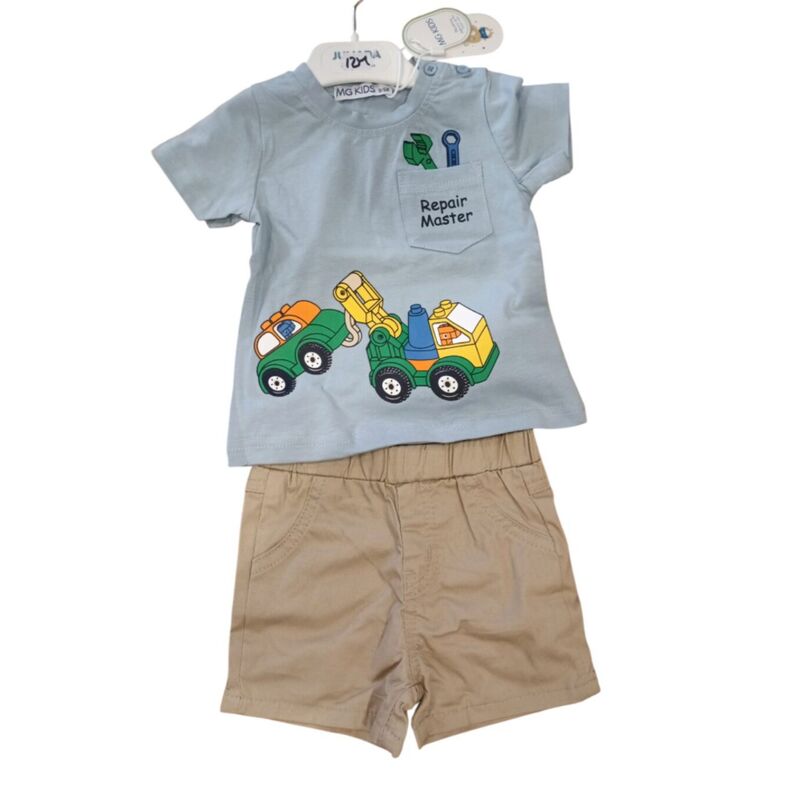 1240 Conjunto niño Garvel. ROPA PARA BEBES ,PREMAMA Y COLEGIAL - DE 0 5 AÑOS INFANTIL VERANO NIÑO Conjuntos Camisas Pantalones .