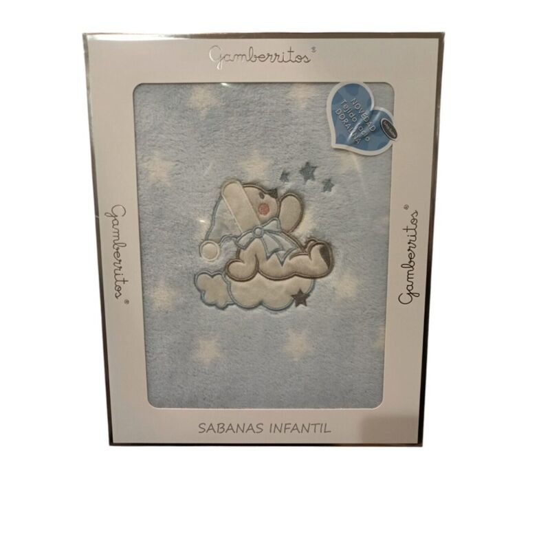 10894 Juego de sábanas doralina 60x120 Gamberritos. MOBILIARIO Y DECORACION PARA BEBE - ROPA CUNA MINICUNA SABANAS . Color Azul. 10894 Juego de sábanas doralina 60x120 Gamberritos. MOBILIARIO Y DECORACION PARA BEBE - ROPA CUNA MINICUNA SABANAS . Color Azul.