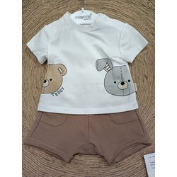 1206 Conjunto de pantalón corto mayoral. ROPA PARA BEBES ,PREMAMA Y COLEGIAL - DE 0 5 AÑOS INFANTIL VERANO RECIEN NACIDO MAYORAL