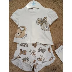 1256 Conjunto short mayoral. ROPA PARA BEBES ,PREMAMA Y COLEGIAL - DE 0 5 AÑOS INFANTIL VERANO RECIEN NACIDO MAYORAL 0-1 55 CM .