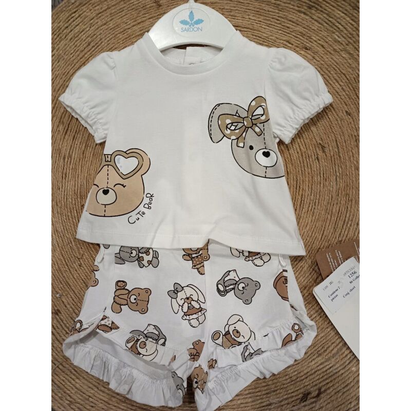1256 Conjunto short mayoral. ROPA PARA BEBES ,PREMAMA Y COLEGIAL - DE 0 5 AÑOS INFANTIL VERANO RECIEN NACIDO MAYORAL 0-1 55 CM .