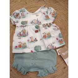 1257 Conjunto short tricot  mayoral. ROPA PARA BEBES ,PREMAMA Y COLEGIAL - DE 0 5 AÑOS INFANTIL VERANO RECIEN NACIDO MAYORAL 0-1