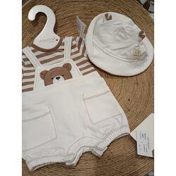 1606  Pelele peto y gorro mayoral. ROPA PARA BEBES ,PREMAMA Y COLEGIAL - DE 0 5 AÑOS INFANTIL VERANO RECIEN NACIDO MAYORAL 0-1