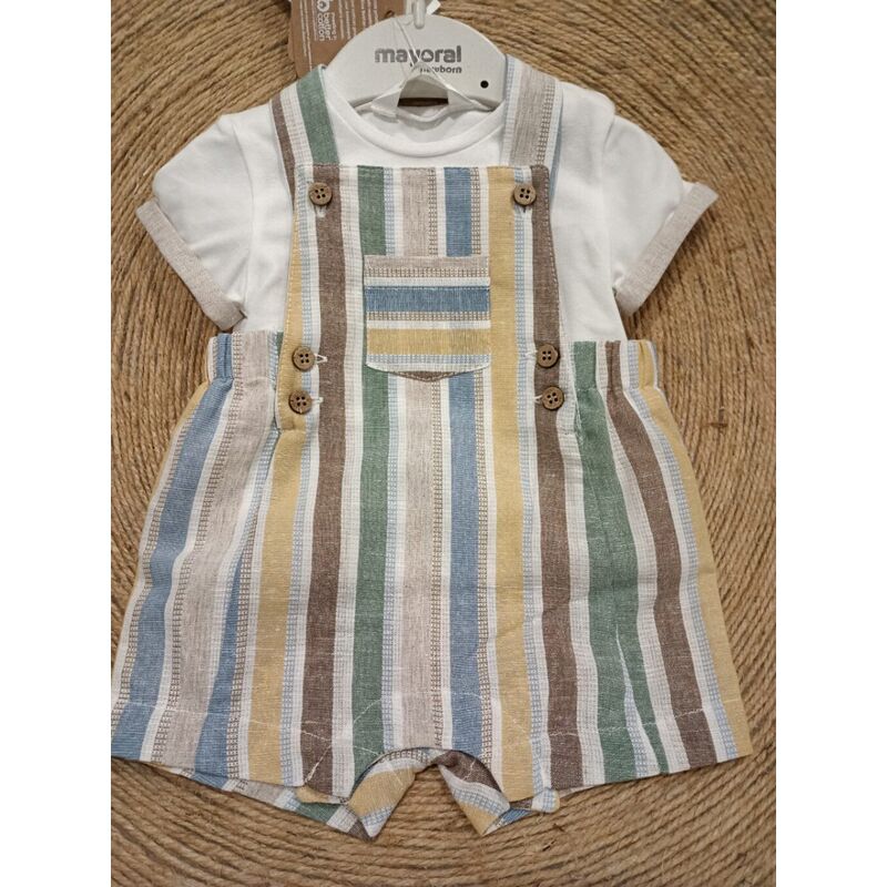 1621 Conj. peto vestir Mayoral. ROPA PARA BEBES ,PREMAMA Y COLEGIAL - DE 0 5 AÑOS INFANTIL VERANO RECIEN NACIDO MAYORAL 0-1 55