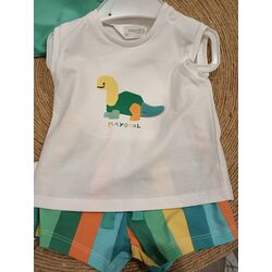 1625 Conjunto cuatro piezas mayoral. ROPA PARA BEBES ,PREMAMA Y COLEGIAL - DE 0 5 AÑOS INFANTIL VERANO RECIEN NACIDO MAYORAL 0-1