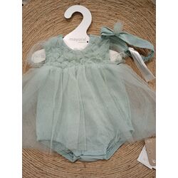 1659 Pelele punto diadema mayoral. ROPA PARA BEBES ,PREMAMA Y COLEGIAL - DE 0 5 AÑOS INFANTIL VERANO RECIEN NACIDO MAYORAL 0-1
