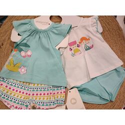 1671 Conjunto de cuatro piezas mayoral. ROPA PARA BEBES ,PREMAMA Y COLEGIAL - DE 0 5 AÑOS INFANTIL VERANO RECIEN NACIDO MAYORAL