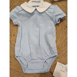 1701 Body cuello Mayoral. ROPA PARA BEBES ,PREMAMA Y COLEGIAL - DE 0 5 AÑOS INFANTIL VERANO RECIEN NACIDO MAYORAL 0-1 55 CM .