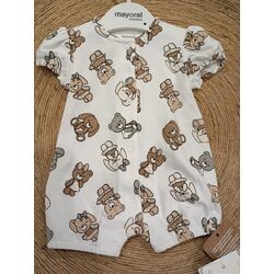 1754 Pijama corto mayoral. ROPA PARA BEBES ,PREMAMA Y COLEGIAL - DE 0 5 AÑOS INFANTIL VERANO RECIEN NACIDO MAYORAL 0-1 55 CM .