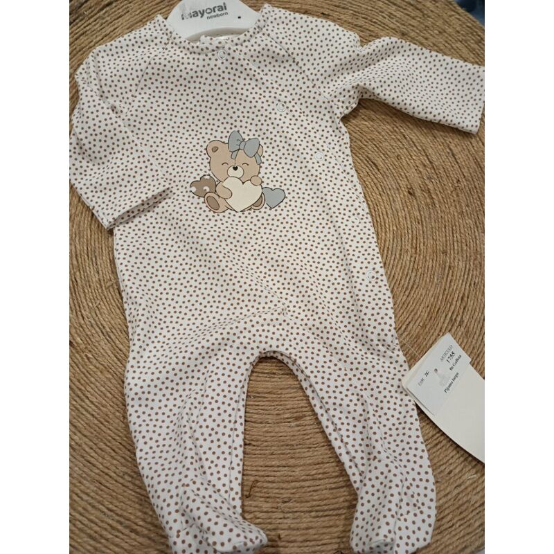 1755 Pijama largo mayoral. ROPA PARA BEBES ,PREMAMA Y COLEGIAL - DE 0 5 AÑOS INFANTIL VERANO RECIEN NACIDO MAYORAL 0-1 55 CM .