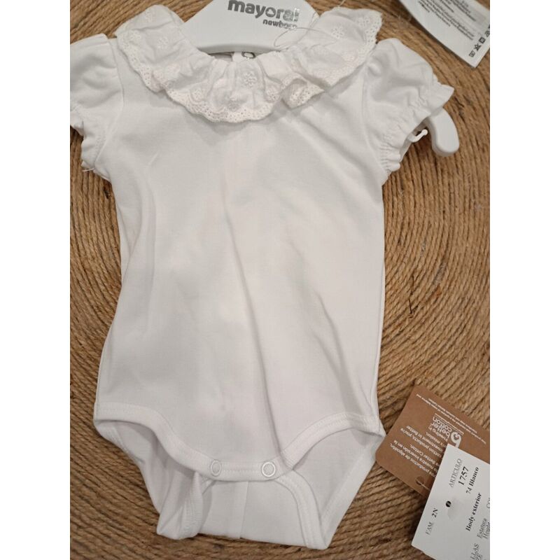 1757 Body exterior mayoral. ROPA PARA BEBES ,PREMAMA Y COLEGIAL - DE 0 5 AÑOS INFANTIL VERANO RECIEN NACIDO MAYORAL 0-1 55 CM .