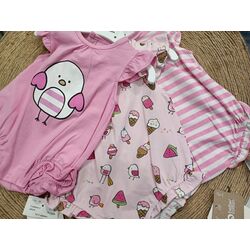 1758 Set tres pijamas mayoral. ROPA PARA BEBES ,PREMAMA Y COLEGIAL - DE 0 5 AÑOS INFANTIL VERANO RECIEN NACIDO MAYORAL 0-1 55 CM