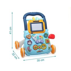 4502 Andador educativo kiokids. JUGUETES PARA BEBE - TRICICLOS Y MOTOS DE . Color Azul. 