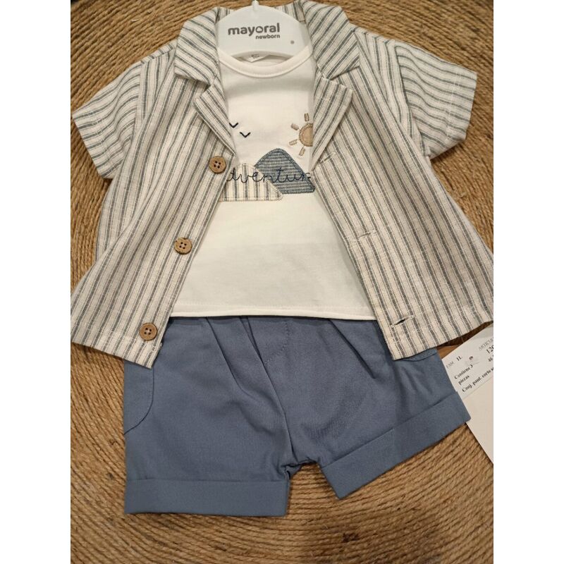 1205 Conjunto de pantalón corto sobre mayoral. ROPA PARA BEBES ,PREMAMA Y COLEGIAL - DE 0 5 AÑOS INFANTIL VERANO RECIEN NACIDO