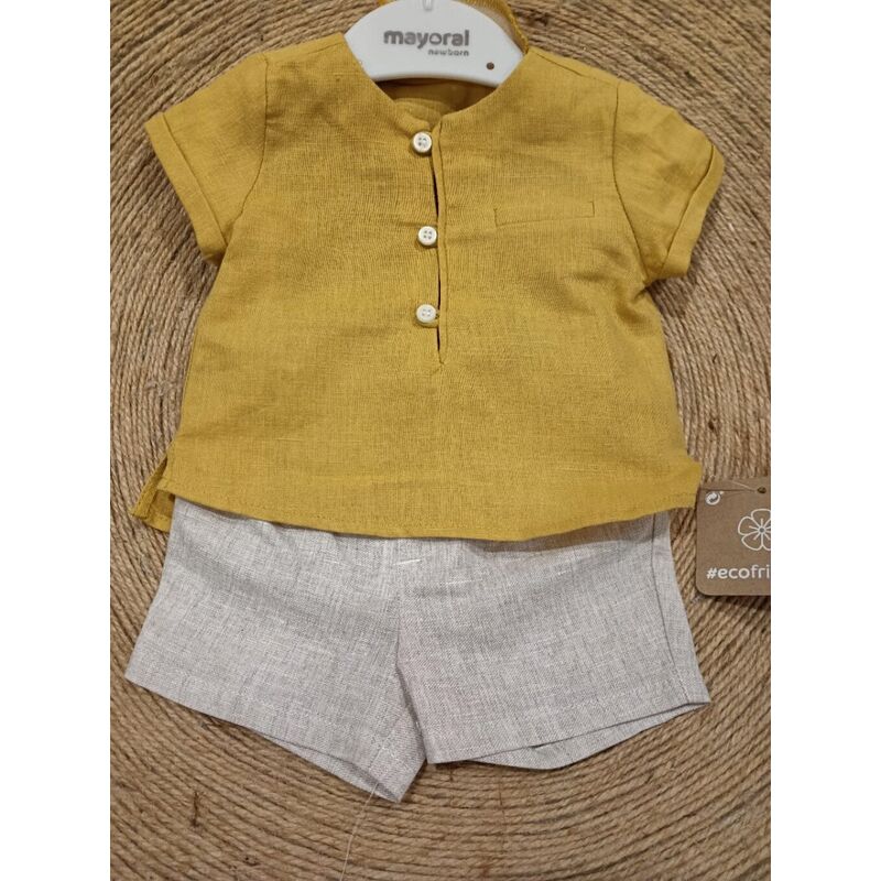 1211 Conjunto pantalón corto mayoral. ROPA PARA BEBES ,PREMAMA Y COLEGIAL - DE 0 5 AÑOS INFANTIL VERANO RECIEN NACIDO MAYORAL