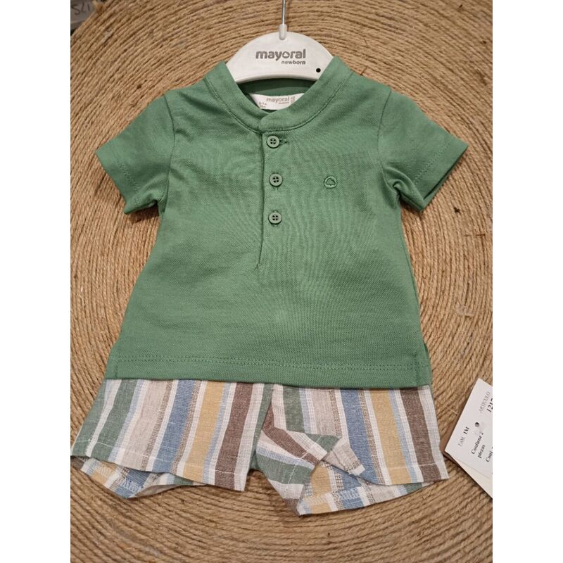 1217 Conjunto pantalón corto mayoral. ROPA PARA BEBES ,PREMAMA Y COLEGIAL - DE 0 5 AÑOS INFANTIL VERANO RECIEN NACIDO MAYORAL