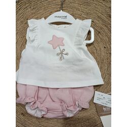 1255 Conjunto short mayoral. ROPA PARA BEBES ,PREMAMA Y COLEGIAL - DE 0 5 AÑOS INFANTIL VERANO RECIEN NACIDO MAYORAL 0-1 55 CM .