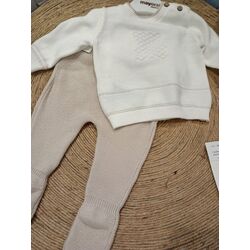 1556 Conjunto a polaina tricot mayoral. ROPA PARA BEBES ,PREMAMA Y COLEGIAL - DE 0 5 AÑOS INFANTIL VERANO RECIEN NACIDO MAYORAL
