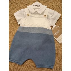 1607 Conjunto peto tricot mayoral. ROPA PARA BEBES ,PREMAMA Y COLEGIAL - DE 0 5 AÑOS INFANTIL VERANO RECIEN NACIDO MAYORAL 0-1