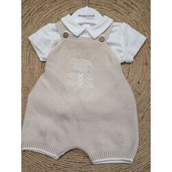 1607 Conjunto peto tricot mayoral. ROPA PARA BEBES ,PREMAMA Y COLEGIAL - DE 0 5 AÑOS INFANTIL VERANO RECIEN NACIDO MAYORAL 0-1