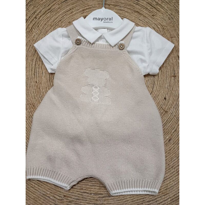 1607 Conjunto peto tricot mayoral. ROPA PARA BEBES ,PREMAMA Y COLEGIAL - DE 0 5 AÑOS INFANTIL VERANO RECIEN NACIDO MAYORAL 0-1